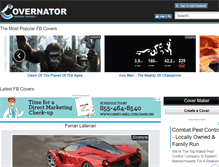 Tablet Screenshot of covernator.com